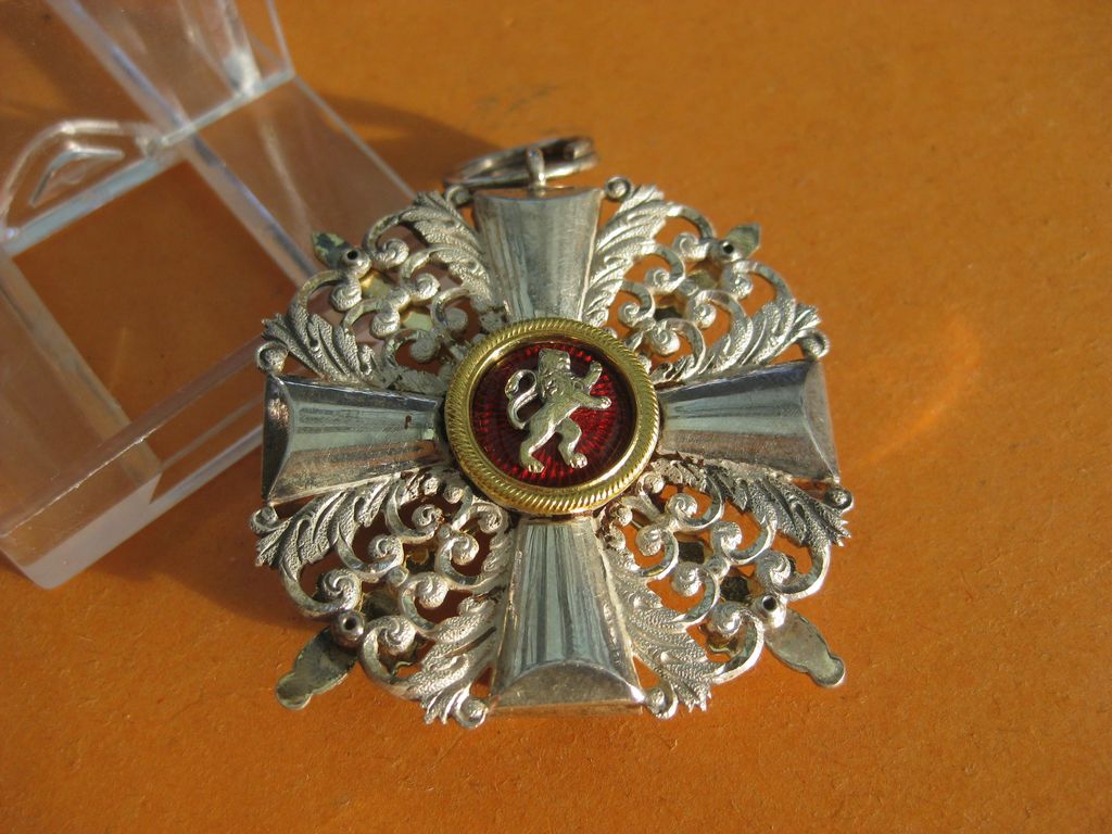 Baden Ritterkreuz 2.Klasse mit Schwertern vom Zähringer Löwen im sehr seltenen VERLEIHUNGSETUI MIT Verleihungstüte Leutnant VIER