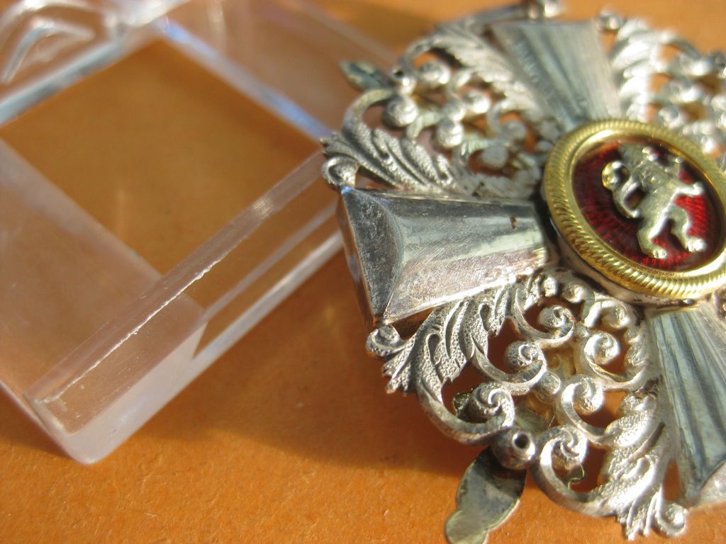 Baden Ritterkreuz 2.Klasse mit Schwertern vom Zähringer Löwen im sehr seltenen VERLEIHUNGSETUI MIT Verleihungstüte Leutnant VIER