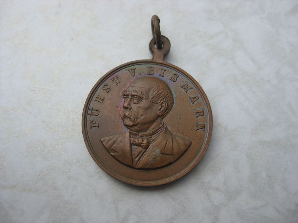 Medaille Preußen Fürst von Bismarck Eiserner Kanzler 1815 - 1898