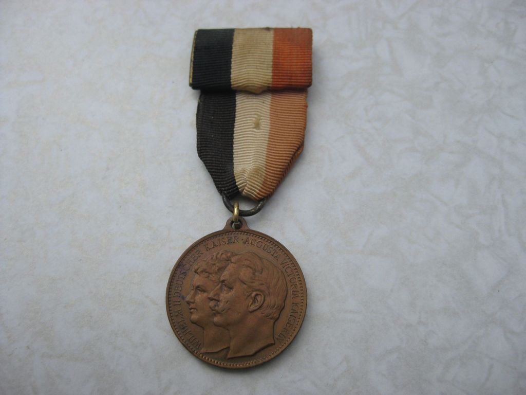 Medaille Preußen Kaiser Wilhelm und Kaiserin Augusta Victoria