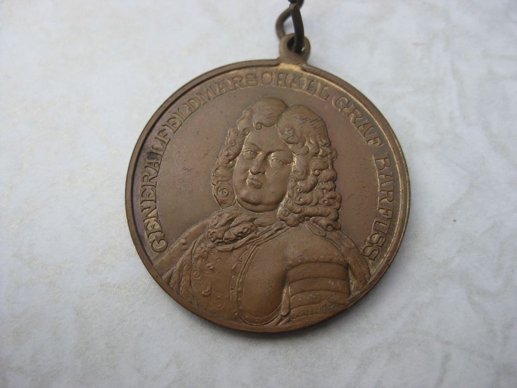 Medaille Preußen Graf Barfuss Regimentsmedaille 1813 - 1913