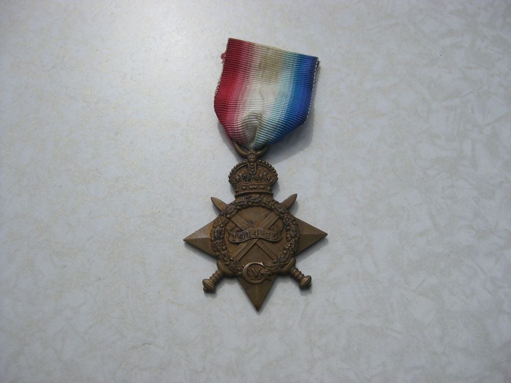 1.Weltkrieg Medaille englischer Orden England WW1 1914-15 Stern