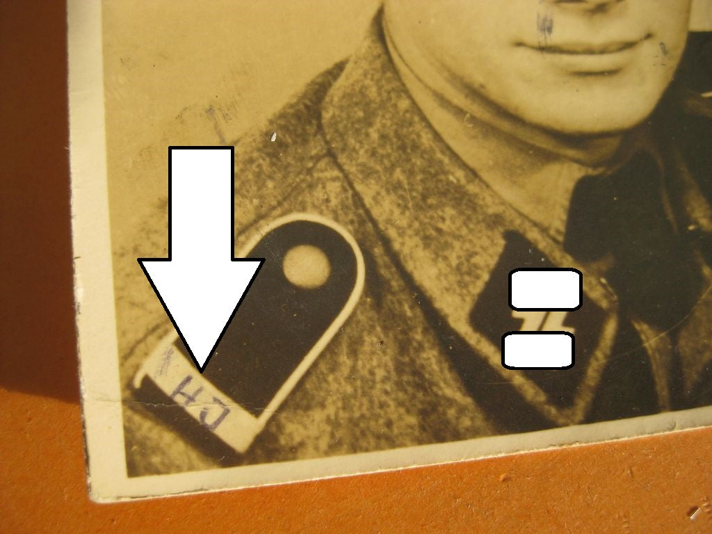 Allgemeine-SS Waffen-SS Privatfoto / Uniformfoto D-Day Invasionsfront Westfront Frankreich