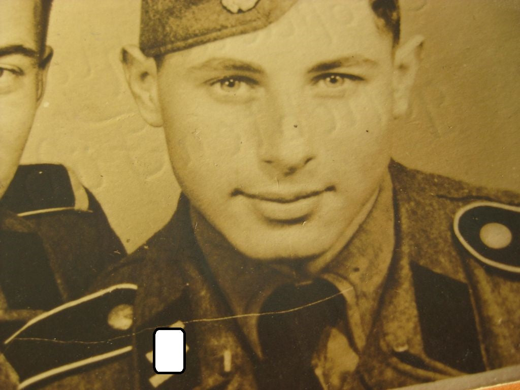 Allgemeine-SS Waffen-SS Privatfoto / Uniformfoto D-Day Invasionsfront Westfront Frankreich