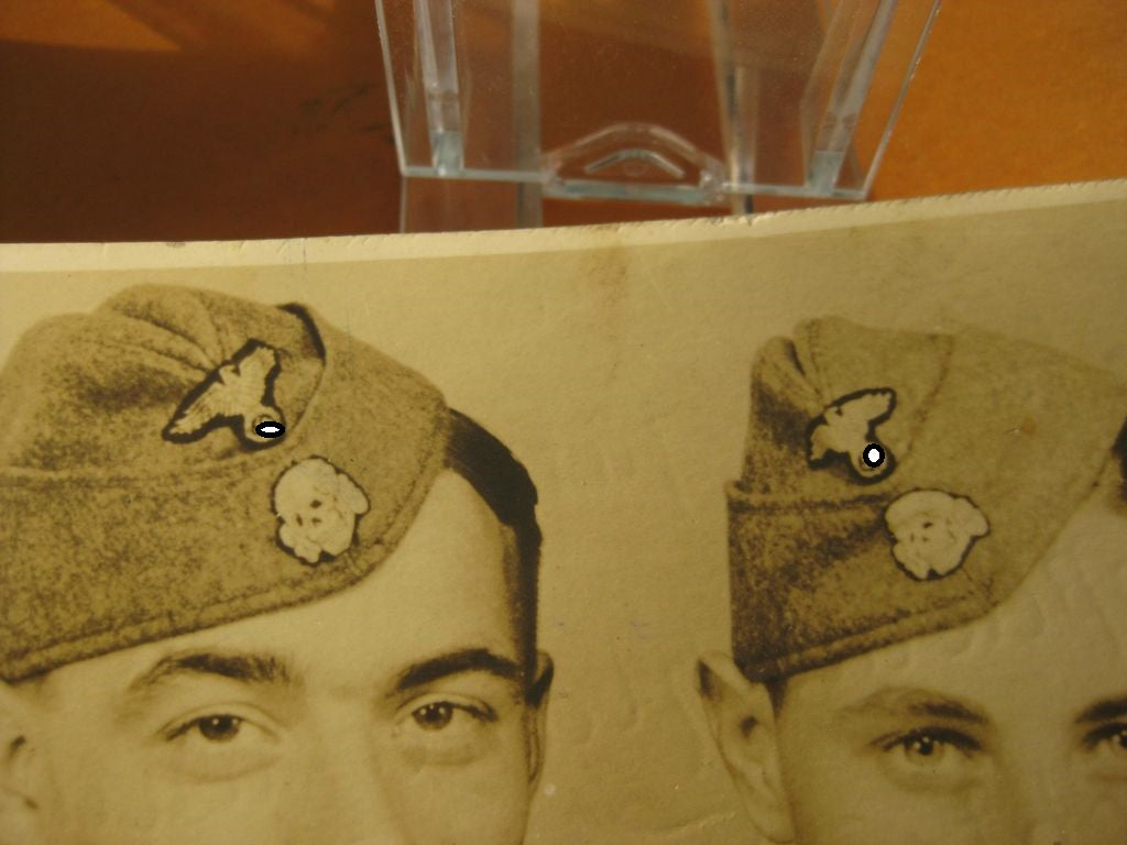 Allgemeine-SS Waffen-SS Privatfoto / Uniformfoto D-Day Invasionsfront Westfront Frankreich