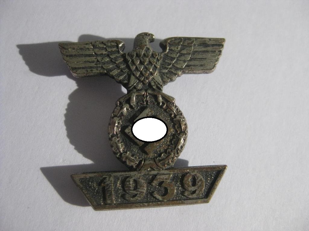 Wiederholungsspange zum EK2 von 1914 aus 1939 (EK2) Eisernes Kreuz 2.Klasse