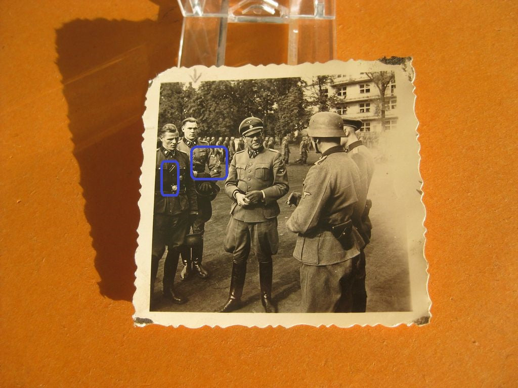 Foto Allgemeine-SS Waffen-SS Privatfoto / Uniformfoto Division TOTENKOPF