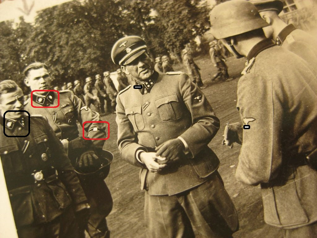Foto Allgemeine-SS Waffen-SS Privatfoto / Uniformfoto Division TOTENKOPF