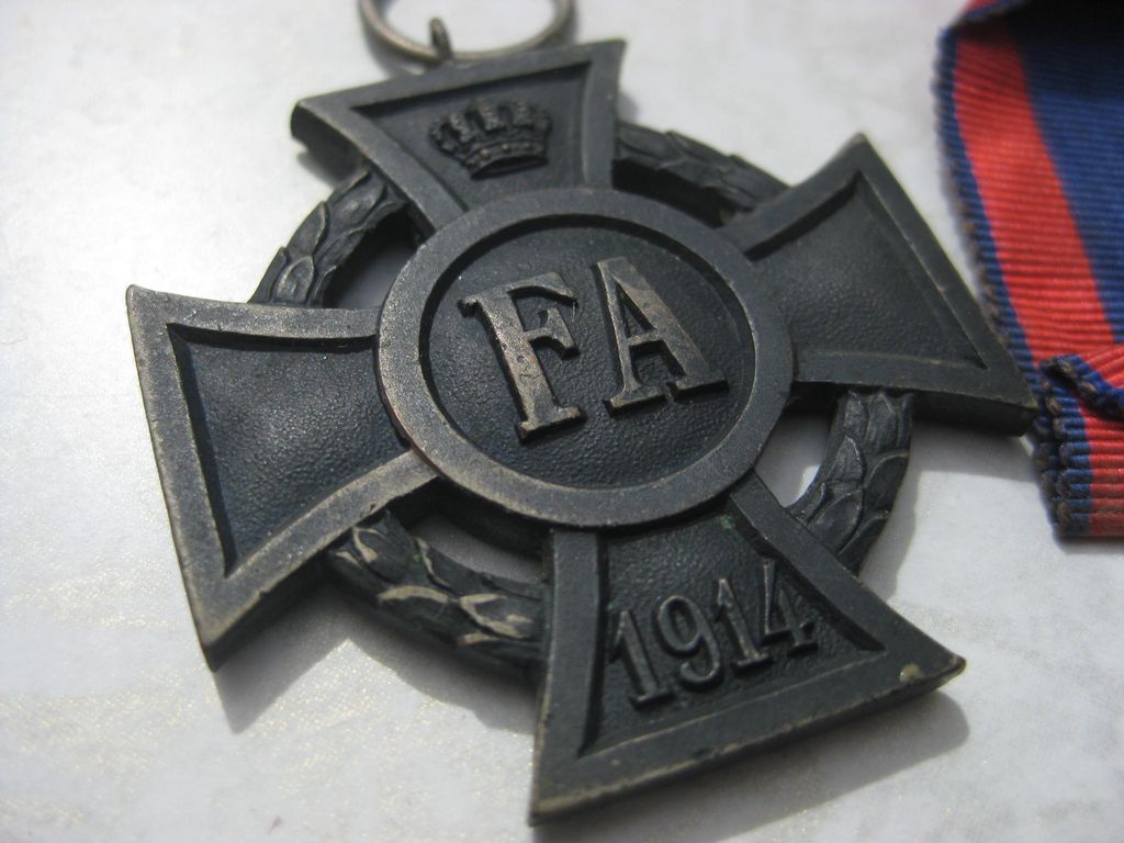 Orden Großherzogtum Oldenburg Friedrich August Kreuz Kriegsverdienstkreuz 2. Klasse