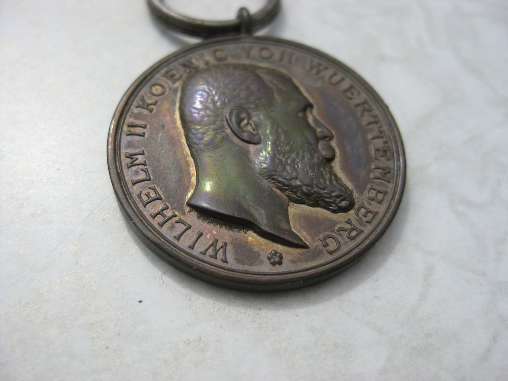 Tapferkeitsmedaille Wilhelm König von Württemberg Für Tapferkeit und Treue