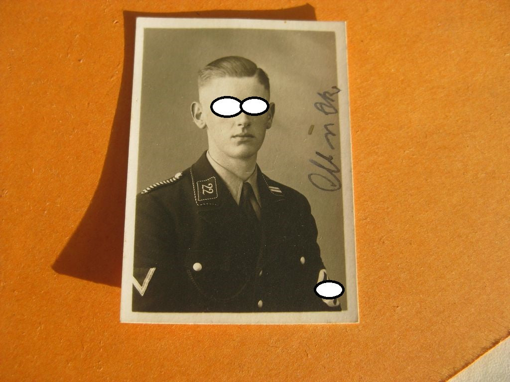 Foto Allgemeine-SS Waffen-SS Privatfoto / Uniformfoto Standarte Werra-Süd