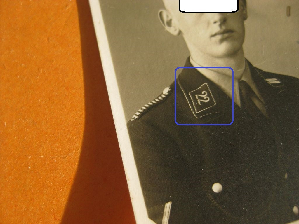 Foto Allgemeine-SS Waffen-SS Privatfoto / Uniformfoto Standarte Werra-Süd