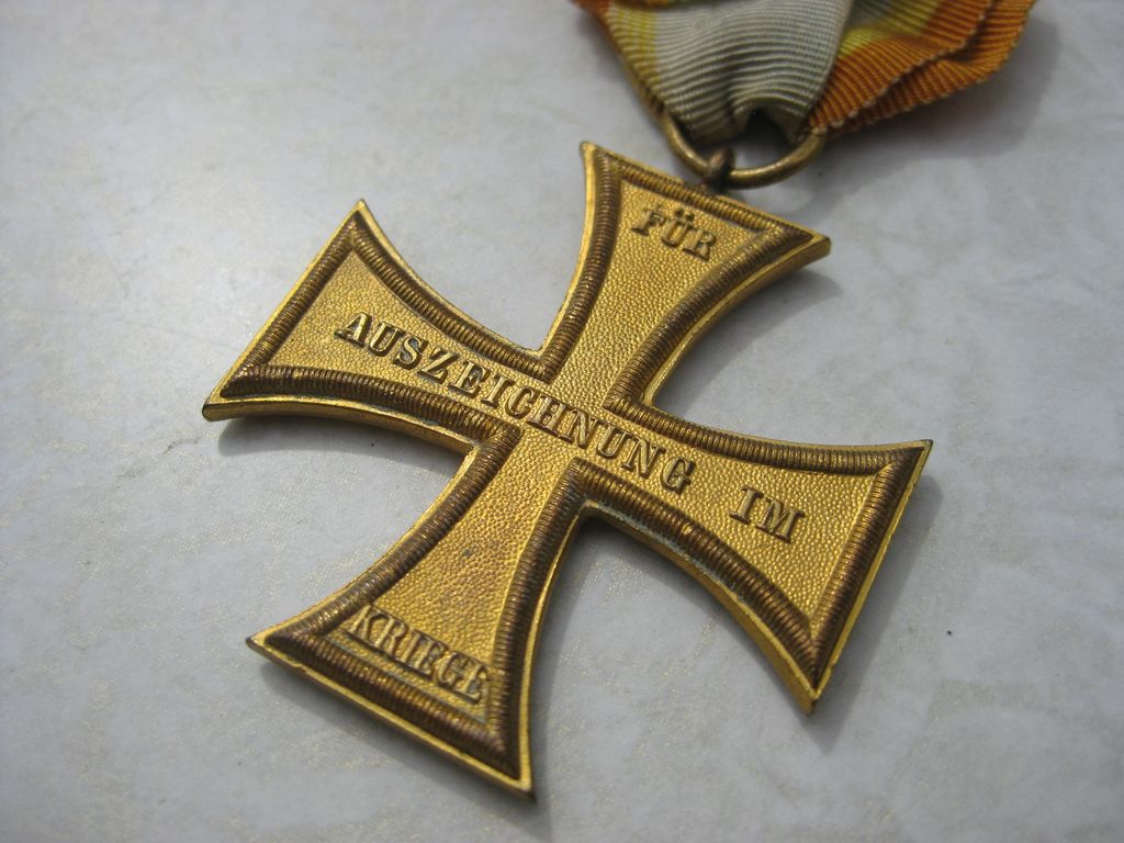 Orden Großherzogtum Mecklenburg-Schwerin Kriegsverdienstkreuz 2. Klasse 1914