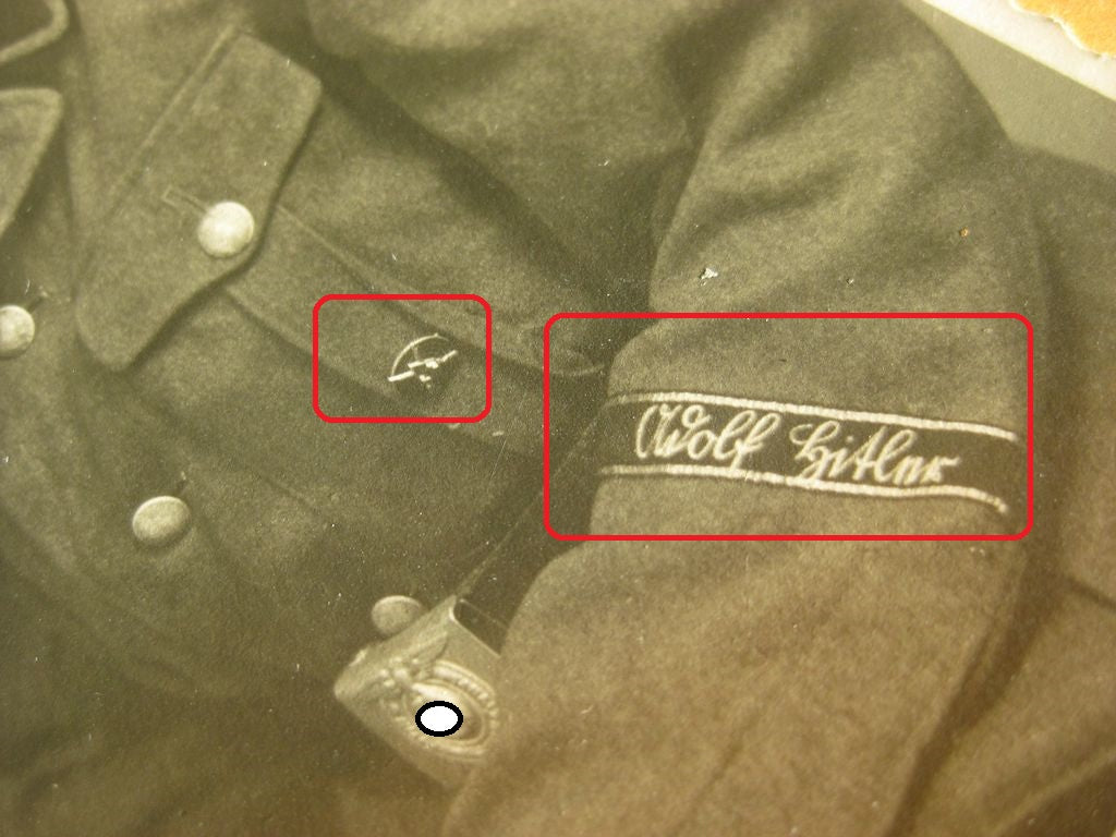 Allgemeine-SS Waffen-SS Privatfoto / Uniformfoto Leibstandarte Adolf Hitler LSAH