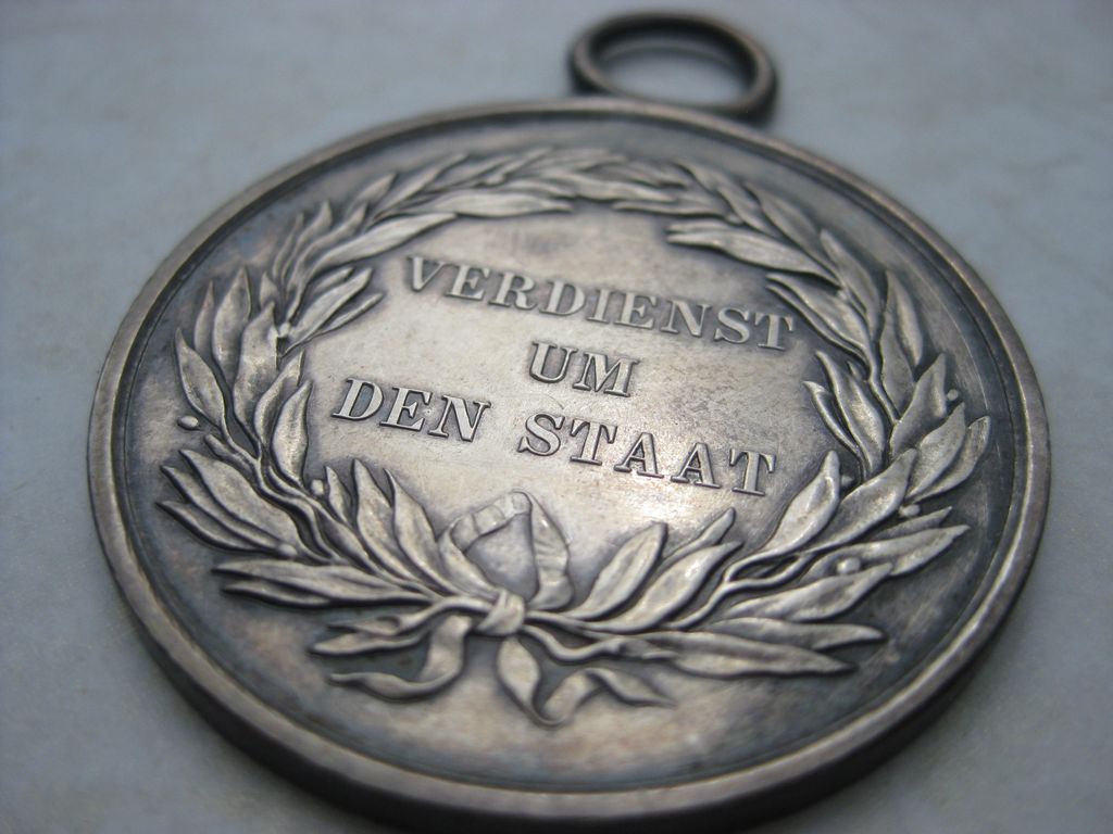 Medaille Preußen Verdienst um den Staat -SILBER- Eisenbahner