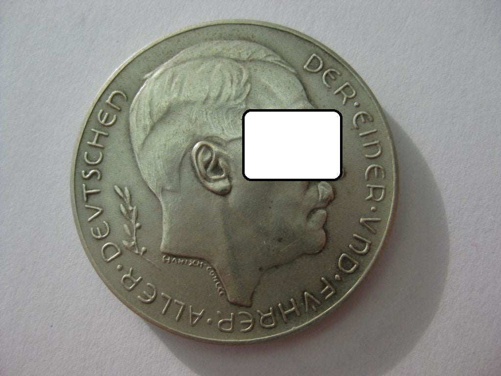 Adolf Hitler Medaille Österreich 1938 SILBER Hauptmünsamt WIEN