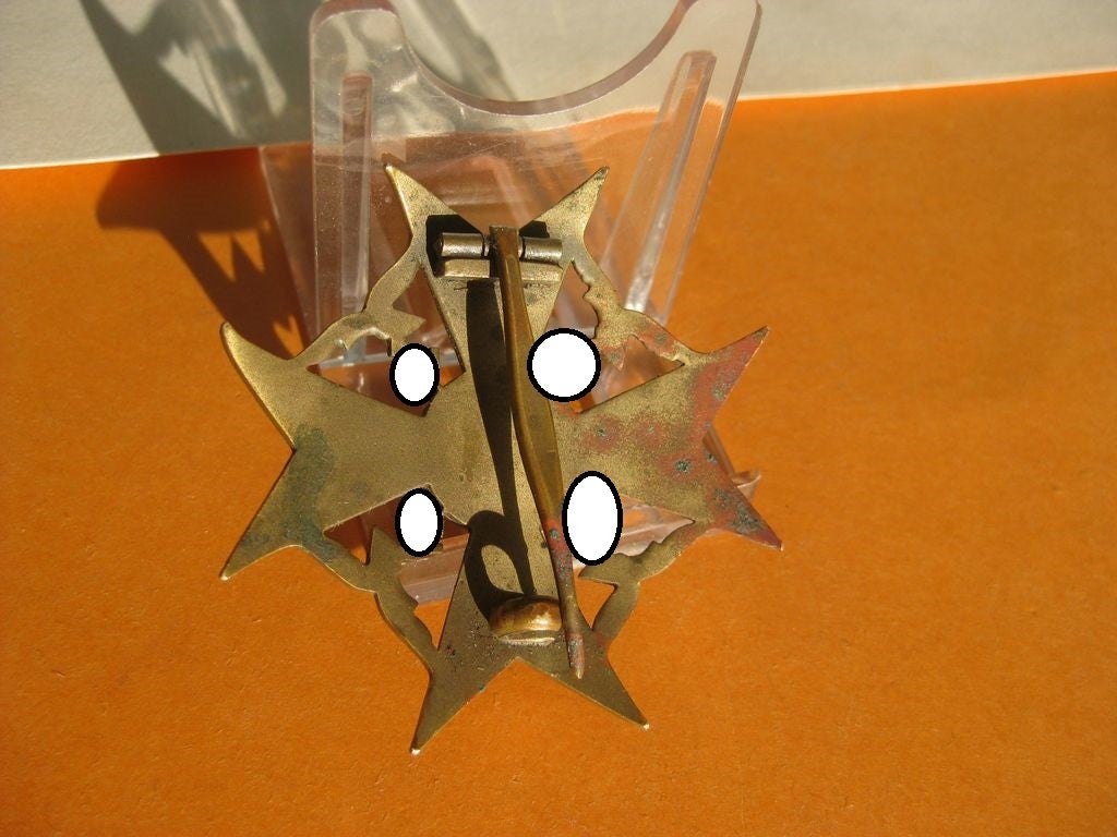 Spanienkreuz in Bronze OHNE Schwerter Legion Condor Spanien Wehrmacht SELTENER HERSTELLER !!