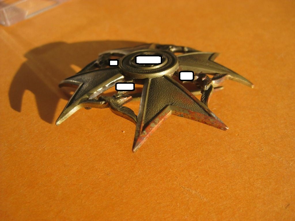 Spanienkreuz in Bronze OHNE Schwerter Legion Condor Spanien Wehrmacht SELTENER HERSTELLER !!