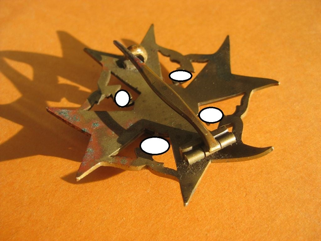 Spanienkreuz in Bronze OHNE Schwerter Legion Condor Spanien Wehrmacht SELTENER HERSTELLER !!