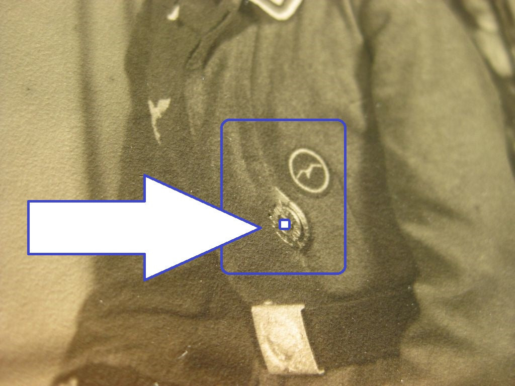 Uniformfoto Luftwaffen Felddivision HG mit HJ-Führersportabzeichen der Wehrmacht 3.Reich