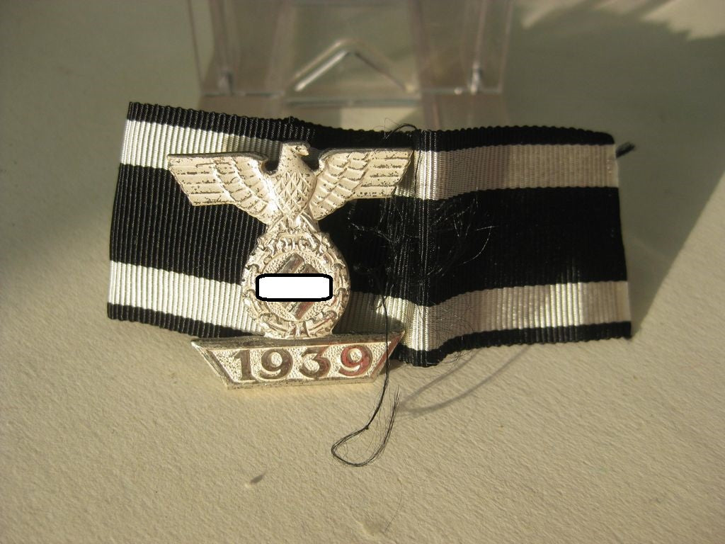 Eisernes Kreuz 2.Klasse Wiederholungsspange zum EK2 von 1914 aus 1939 (EK2) unbekannter Hersteller Mint Condition