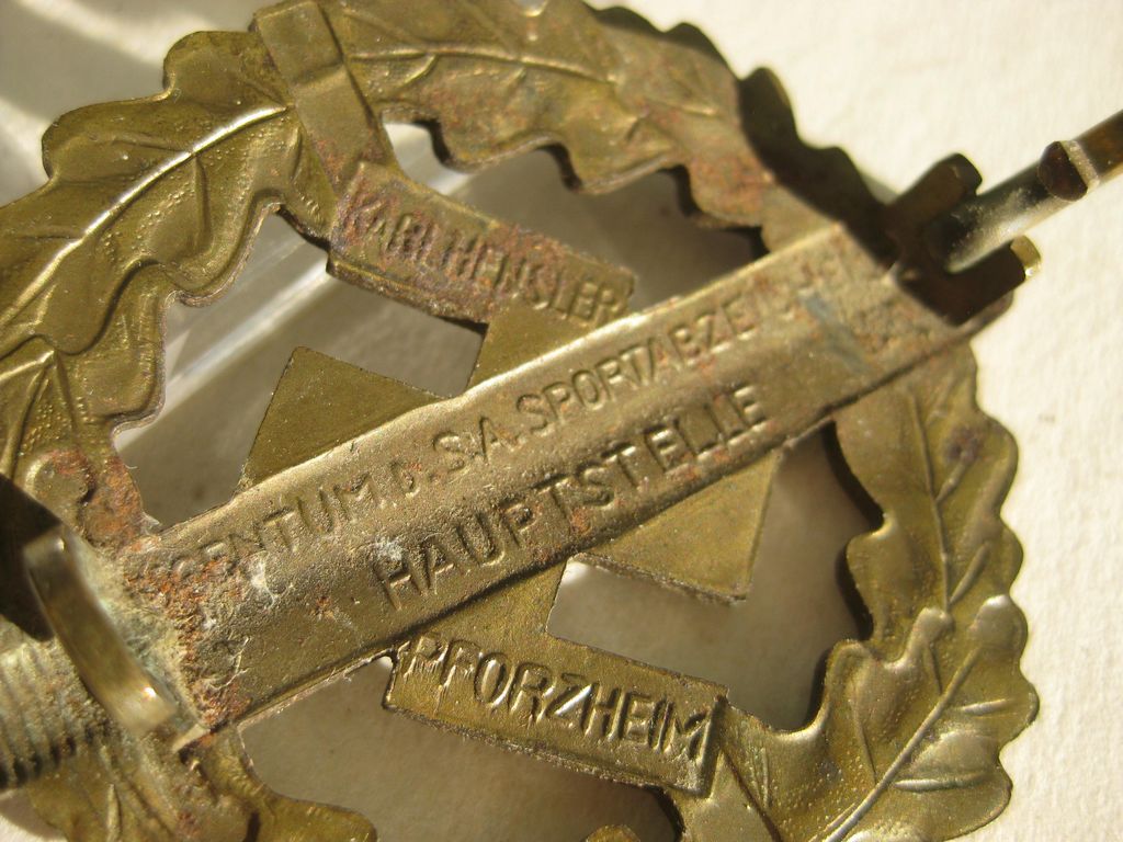 SA - Wehrsportabzeichen in Bronze Hensler