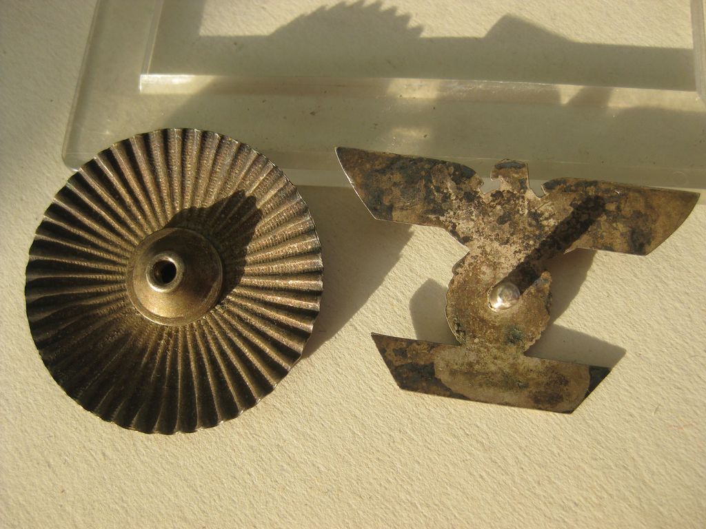 Eisernes Kreuz 1.Klasse Wiederholungsspange 1914 / 1939 (EK1) an "STERN" - SCHRAUBSCHEIBE unbekannter Hersteller ggf Boerger Berlin