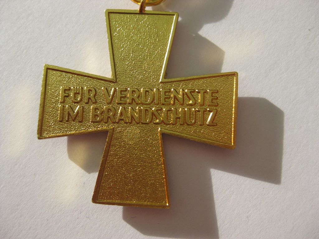 Orden Ehrenzeichen für Verdienste Feuerwehr HESSEN in Gold