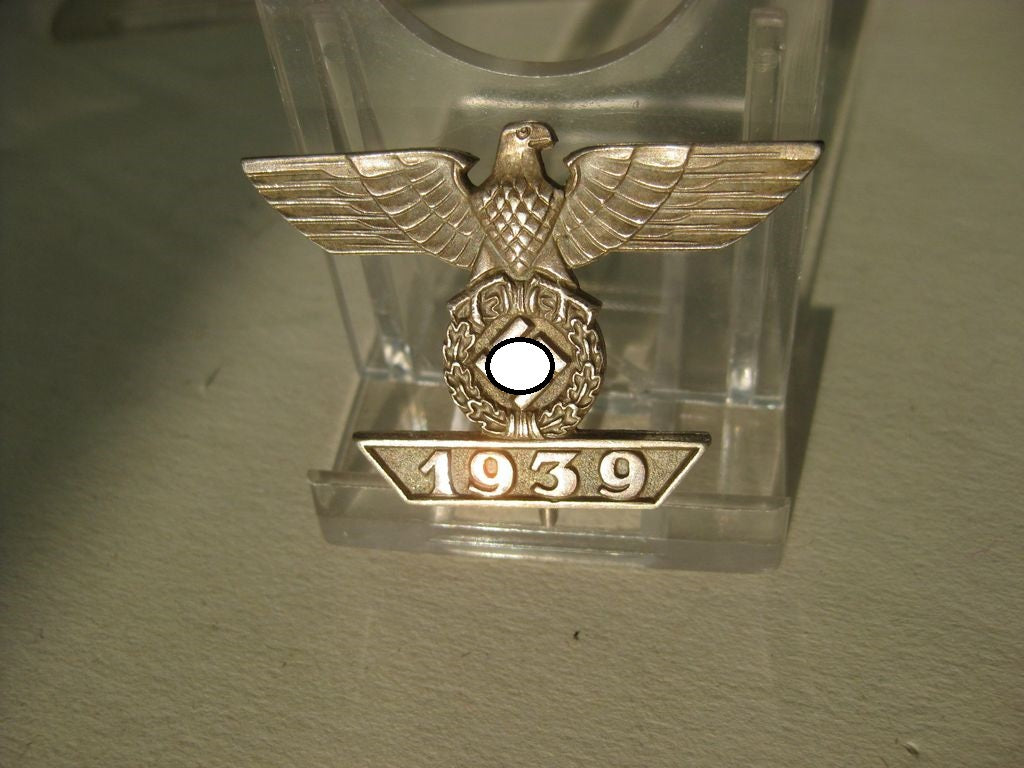 Eisernes Kreuz 1.Klasse Wiederholungsspange 1914 / 1939 (EK1) unbekannter Hersteller