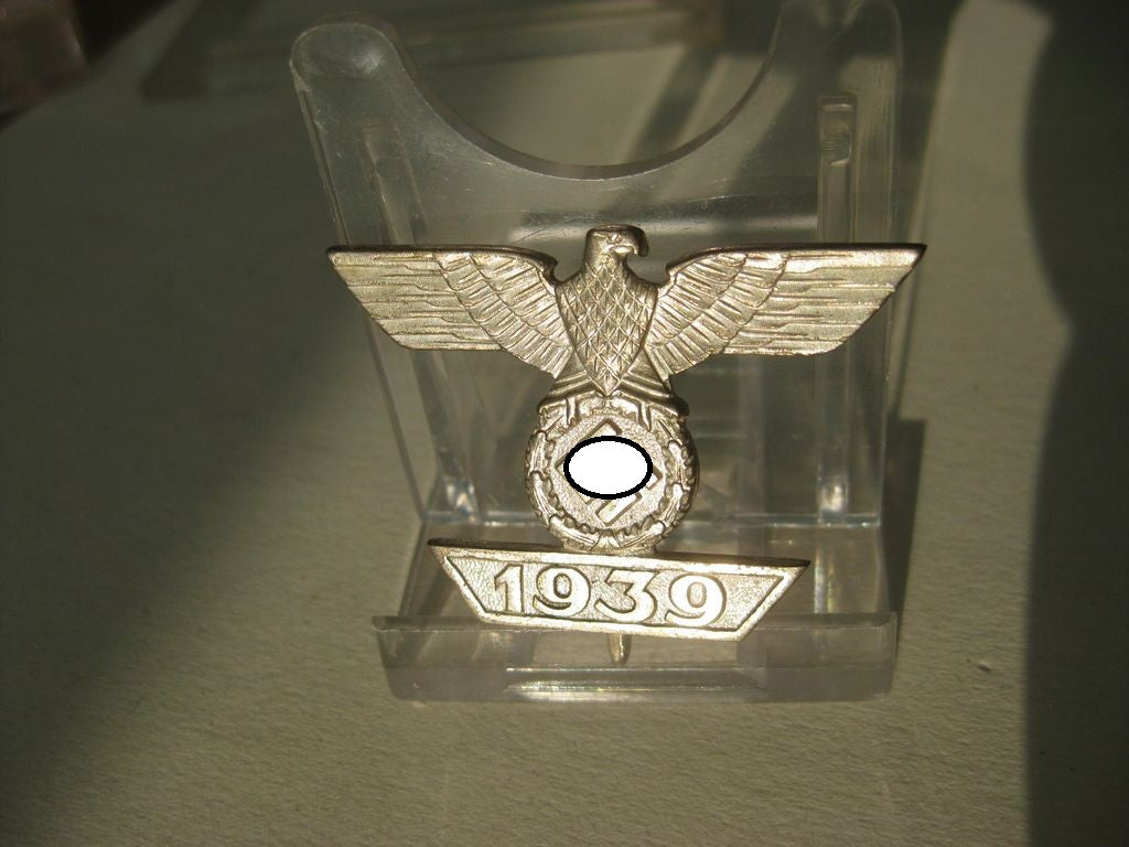 Eisernes Kreuz 1.Klasse Wiederholungsspange 1914 / 1939 (EK1) Hersteller: "21" Godet in Berlin