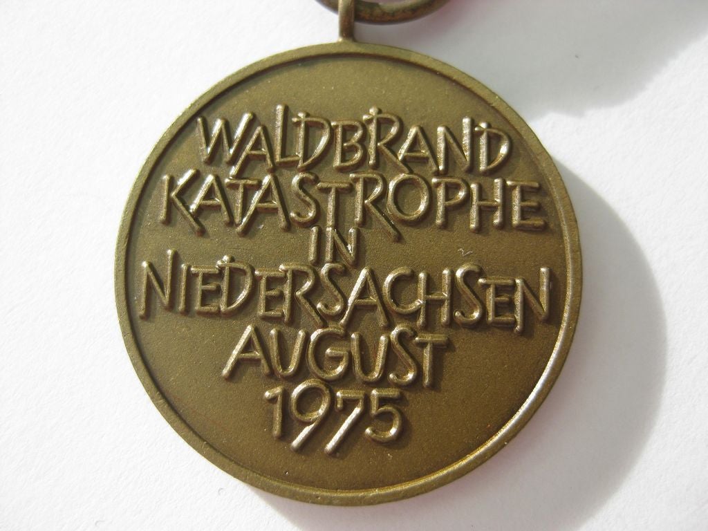Orden Niedersachsen Medaille für Waldbrandkatastrophe 1975 Bundeswehr