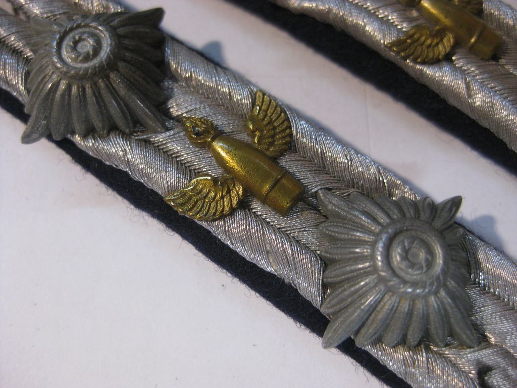 Schulterklappen Effekten Oberfähnrich der Marineartillerie Kriegsmarine Wehrmacht