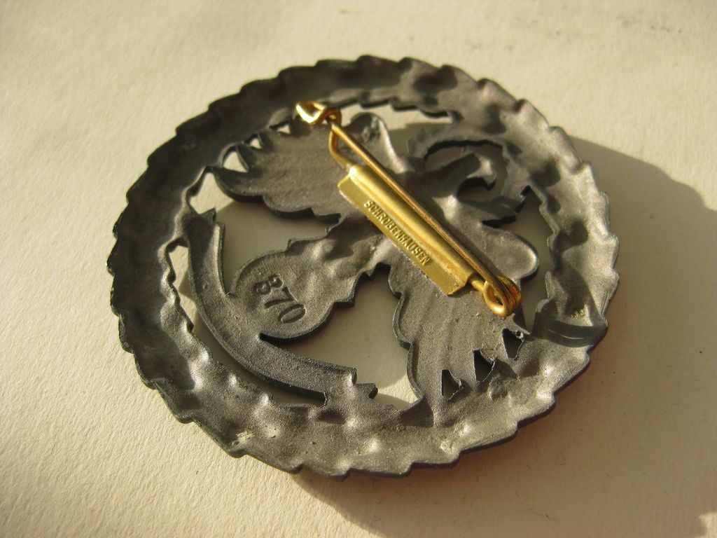 Große goldene Ehrennadel der Tiroler Gaumeisterabzeichen MEISTERSCHÜTZE 1942