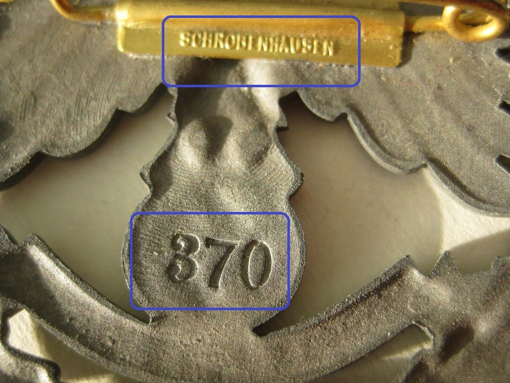 Große goldene Ehrennadel der Tiroler Gaumeisterabzeichen MEISTERSCHÜTZE 1942