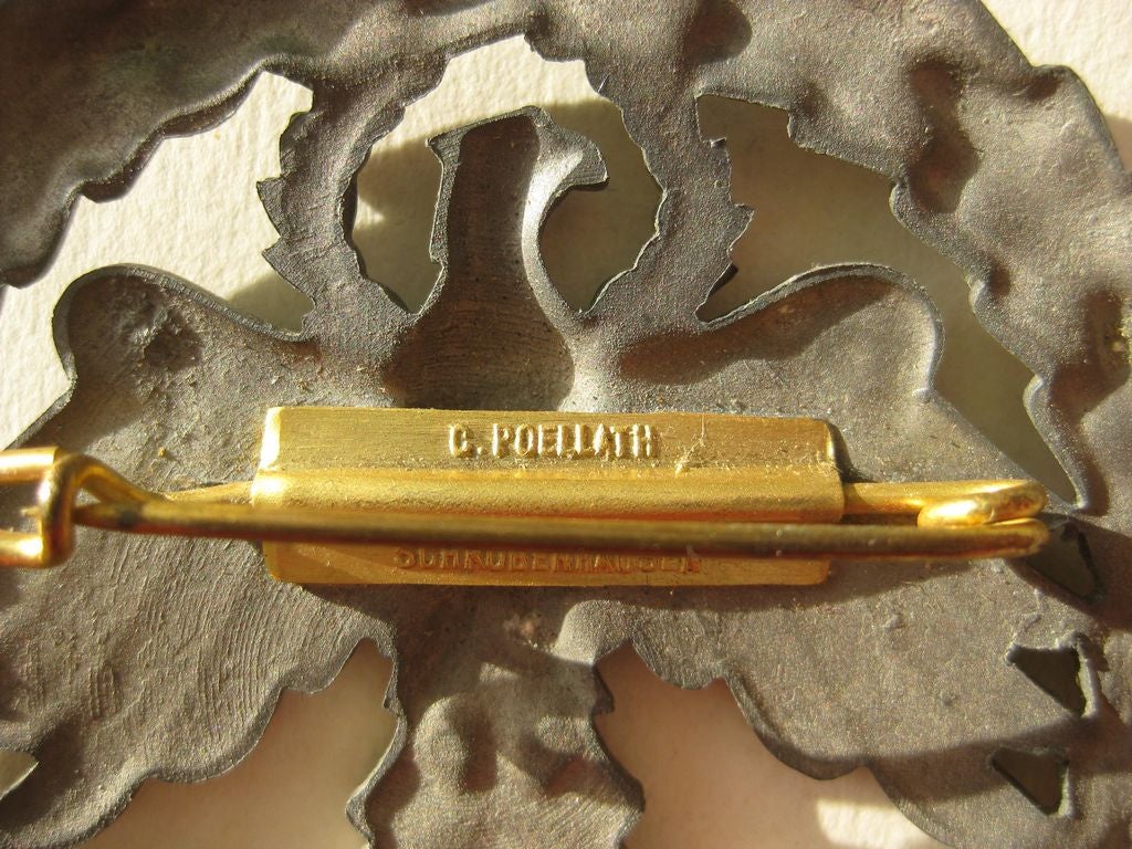 Große goldene Ehrennadel der Tiroler Gaumeisterabzeichen MEISTERSCHÜTZE 1942