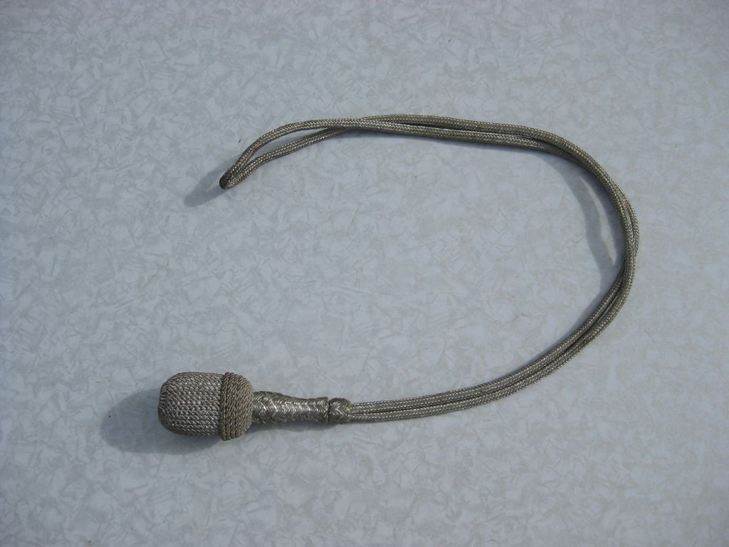 Portepee für den Offiziersdolch der Kriegsmarine / Marinedolch / WEHRMACHT
