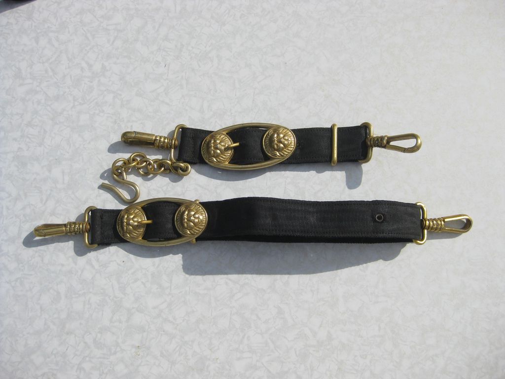 Gehänge für Offiziersdolch / Kriegsmarine / Marinedolch / Dolchkoppel aus LEICHTMETALL ORIGINAL Wehrmacht