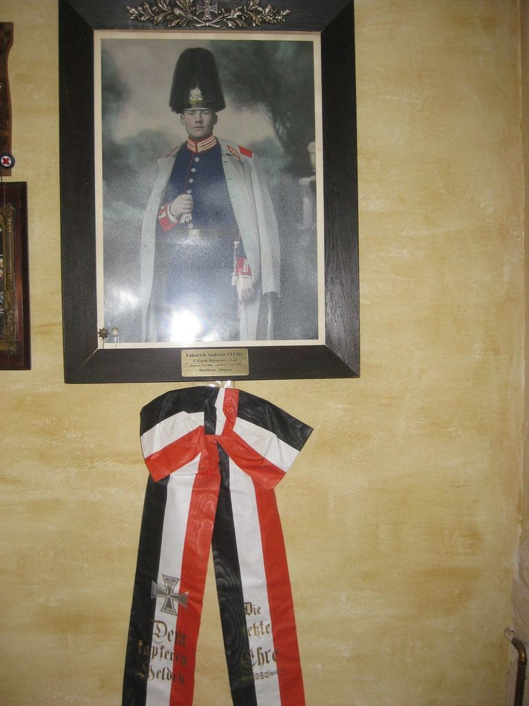 Originale Grabschleife mit Eisernes Kreuz 1914 !!!!