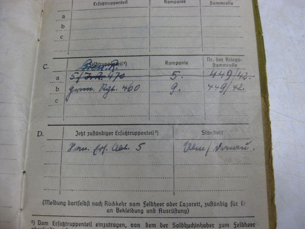 Besitzzeugnis Verleihungsurkunde Eisernes Kreuz Verwundetenabzeichen in Gold Infanterie Sturmabzeichen Ostmedaille etc etc  Wehrmacht