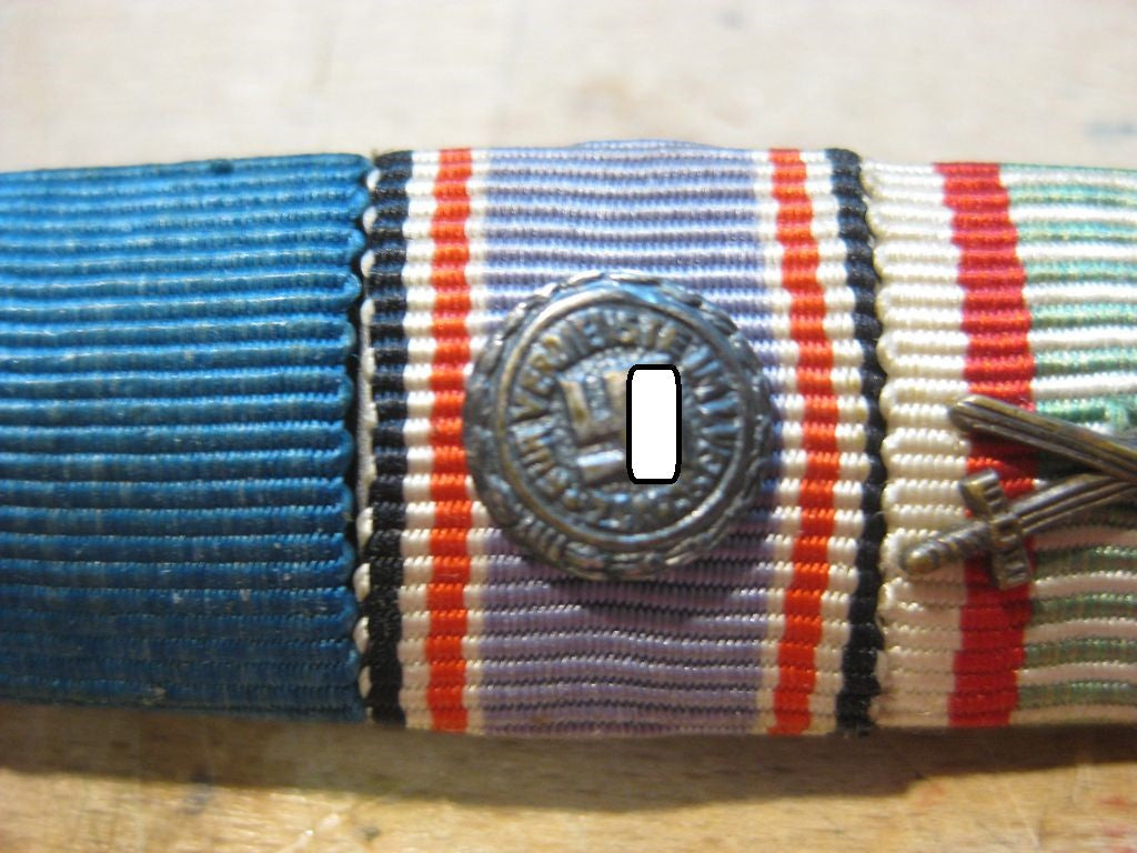 8er Feldspange / Miniatur 1914 Ordensspange Preußen Kaiserreich &amp; Wehrmacht Luftschutz Ehrenzeichen Dienstauszeichnung