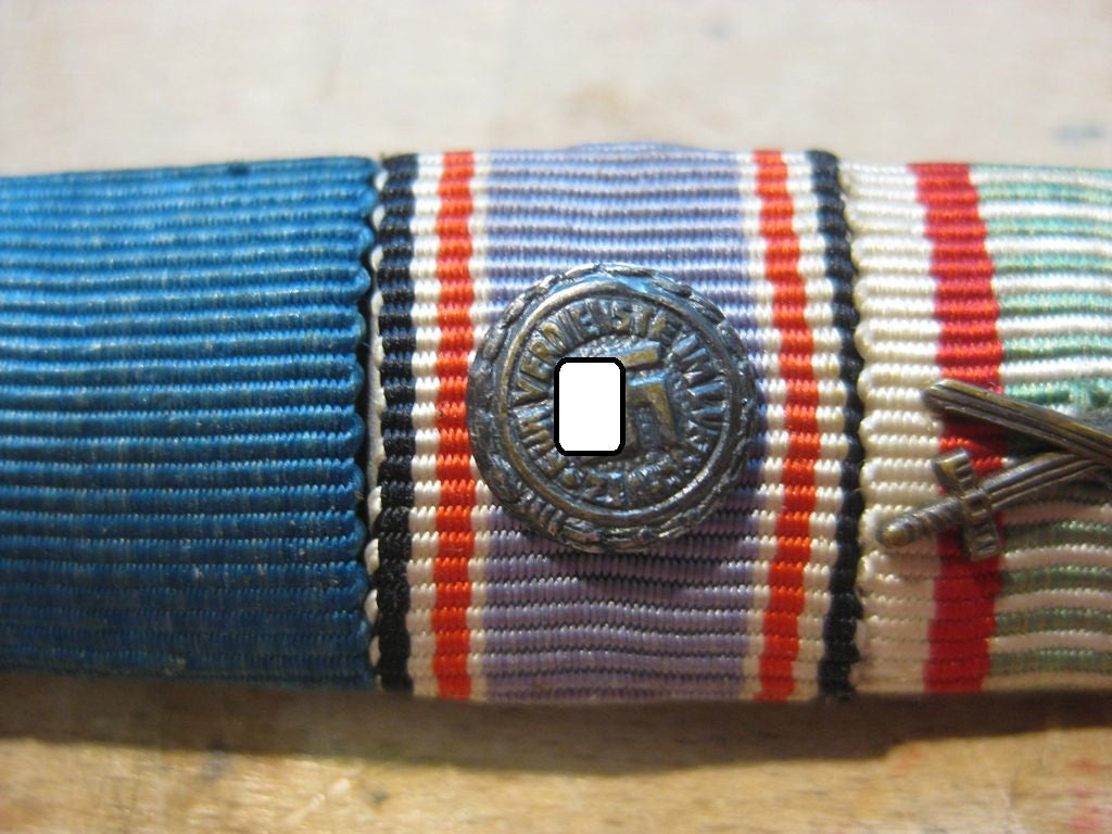 8er Feldspange / Miniatur 1914 Ordensspange Preußen Kaiserreich &amp; Wehrmacht Luftschutz Ehrenzeichen Dienstauszeichnung