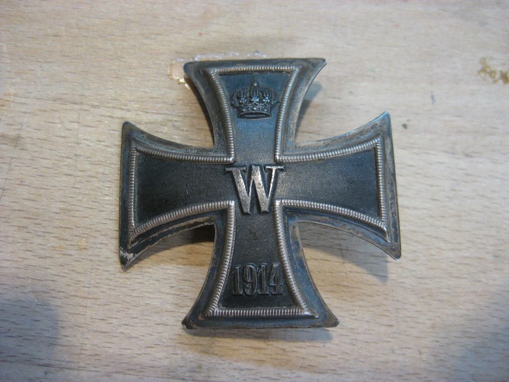 Eisernes Kreuz 1.Klasse 1914 (EK1/14) EXTREM SELTENE VARIANTE 800er SILBERSTEMPEL