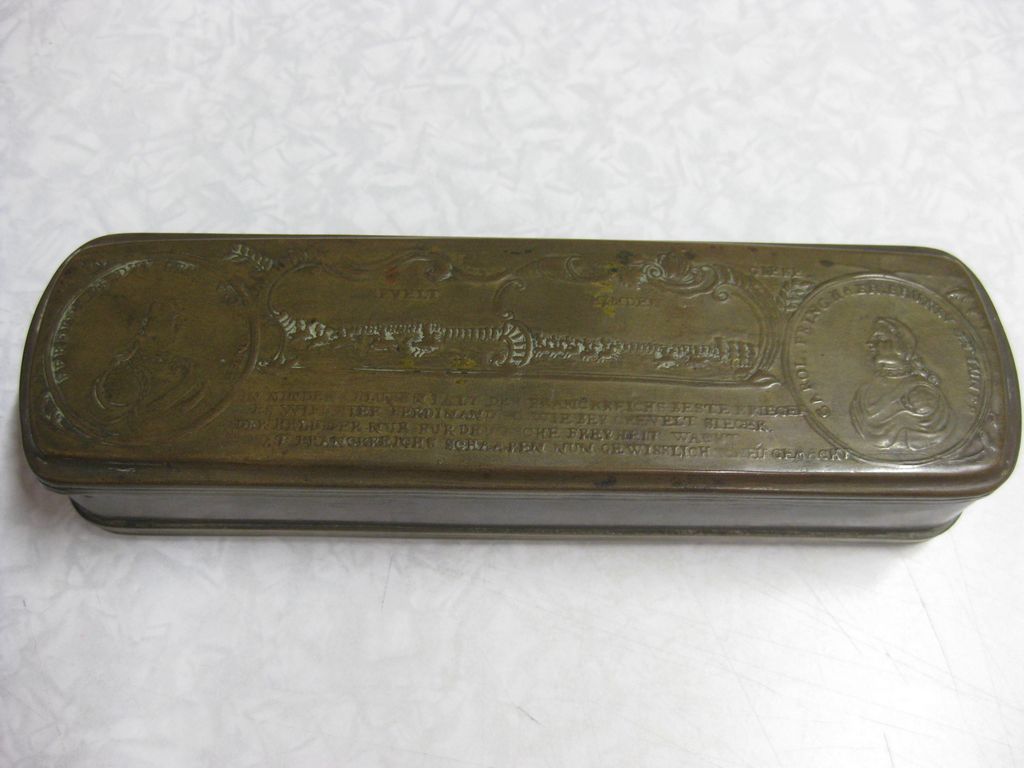 Iserlohner Tabaksdose Krefeld Minden Braunschweig Militaria Orden Ehrengabe 1759