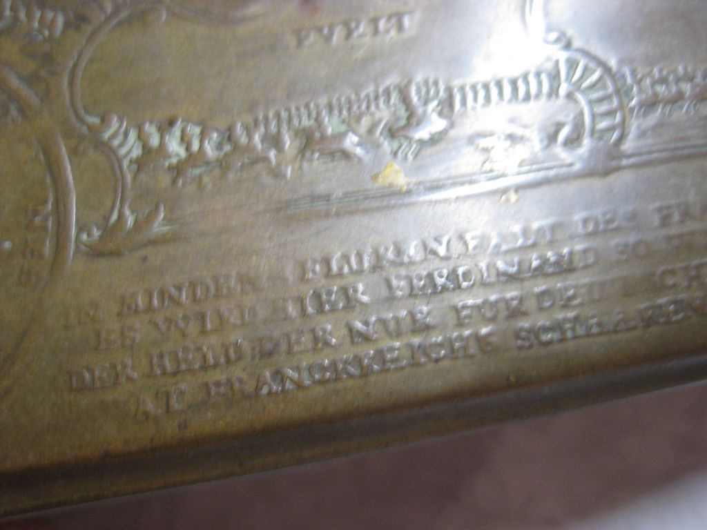 Iserlohner Tabaksdose Krefeld Minden Braunschweig Militaria Orden Ehrengabe 1759