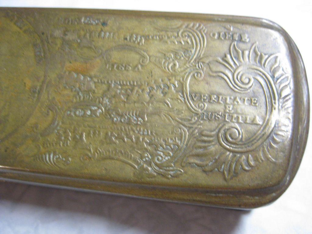 Iserlohner Tabaksdose Krefeld Minden Braunschweig Militaria Orden Ehrengabe 1759