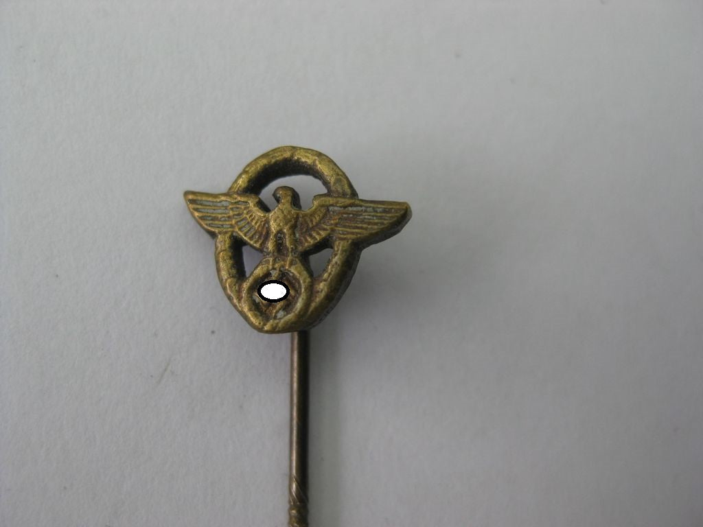 Mitgliedsabzeichen Zivilnadel POLIZEI Miniatur Polizeiabzeichen 3.Reich
