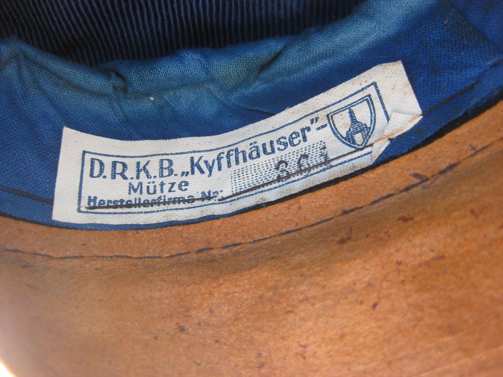 Schirmmütze deutscher Reichskriegerbund Kyffhäuserbund (DRKB)