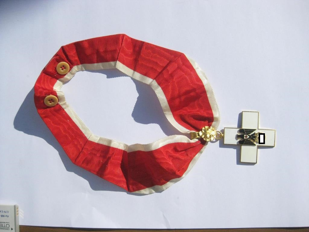 Orden Rotes Kreuz Ehrenzeichen 1.Stufe 1937 Halskreuz (DRK) 100% ORIGINALSTÜCK!!!! Komturkreuz