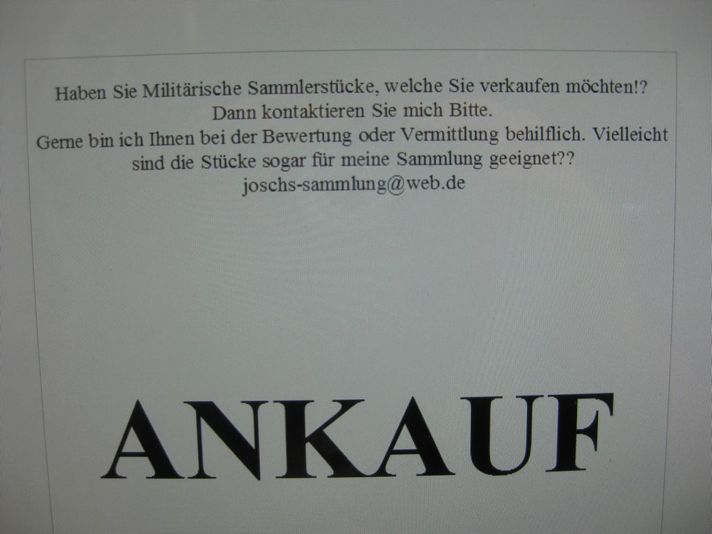 Ankauf von Orden &amp;amp; Militaria