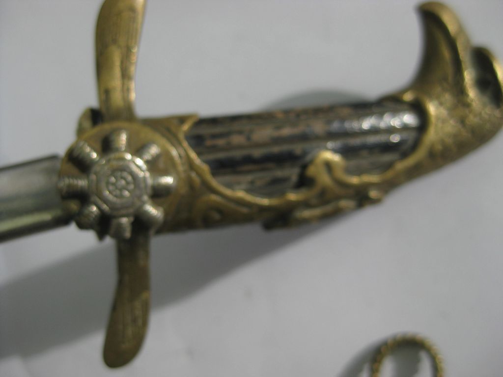 Bulgarien Fliegerdolch Luftwaffendolch als Brieföffner bulgarischer Offiziersdolch Luftwaffe